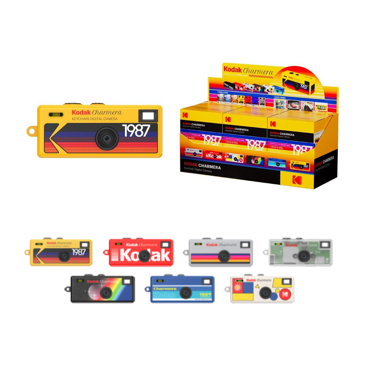 CHARMERA Keychain Digital Camera Blind Box Collection